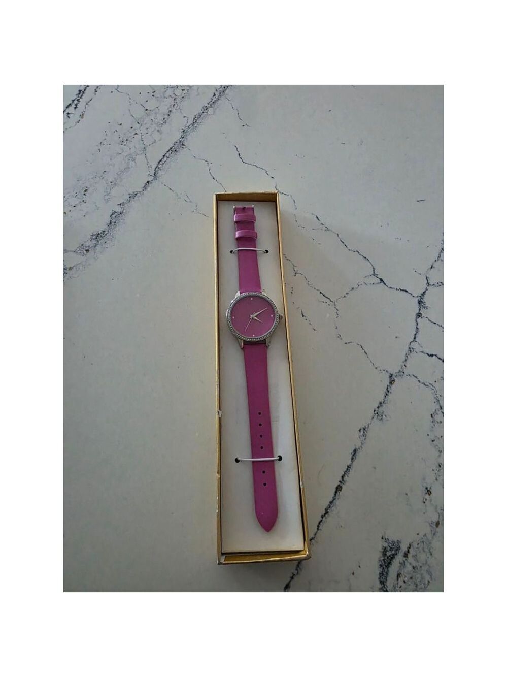 Women's Croton Pink & Silver Watch, One Size - Picture 7 of 11